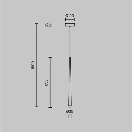 Lampe suspendue LED Cascade (6W)