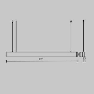 Suspension LED BASIS (36W)