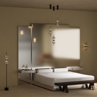 Applique murale LED Double...