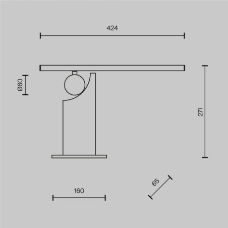 Lampe de table LED Monument (9W)