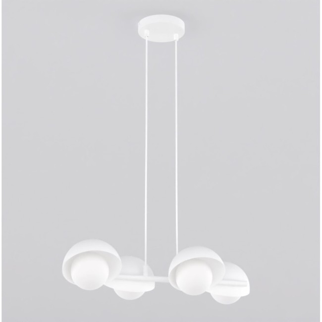 Suspension Nordessa orange (6 lumières)