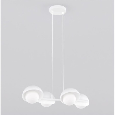 Suspension Nordessa orange (6 lumières)