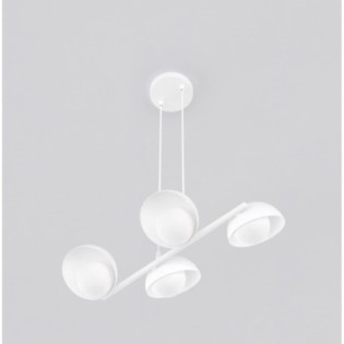 Suspension Nordessa orange (6 lumières)