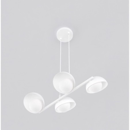 Suspension Nordessa orange (6 lumières)