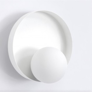 Applique mural Halvia noir.