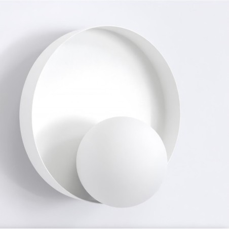 Applique mural Halvia noir.