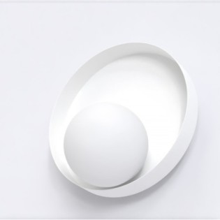 Applique mural Halvia noir.