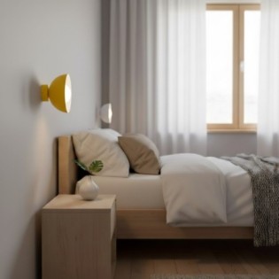 Applique mural Lumora gris.