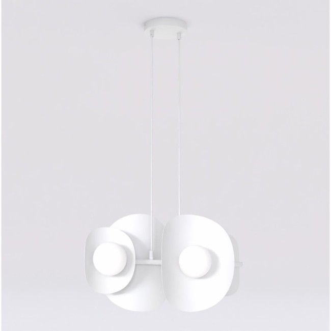 Suspension Lithora noire (6 lumières)