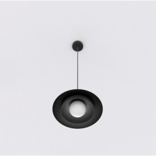 Suspension Lithora grise (6 lumières)