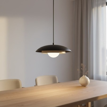 Suspension Arka noire (3 lumières)