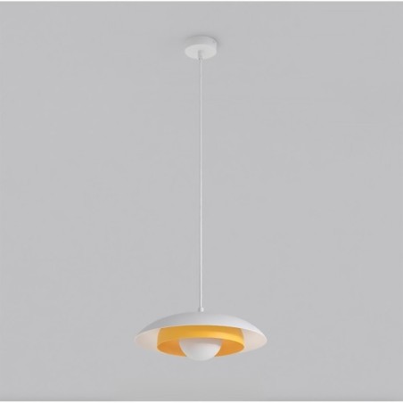 Suspension Arka blanc+moka (3 lumières)