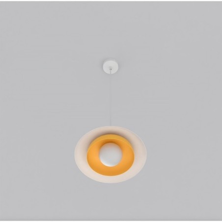 Suspension Arka blanc+moka (3 lumières)