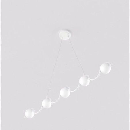 Suspension Ondessa noire (5 lumières)