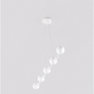 Suspension Ondessa noire (5 lumières)