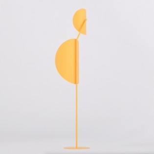 Lampe sur pied Lysia blanche (2 lumières)