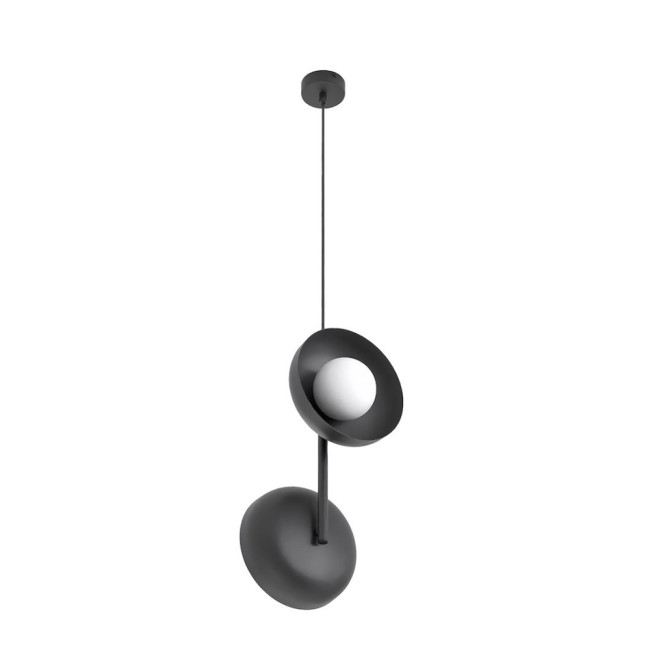 Lampe sur pied Lysia orange (2 lumières)