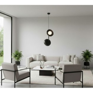 Lampe sur pied Lysia orange...