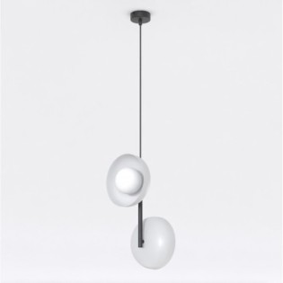 Suspension Elara doré+noir (2 lumières)