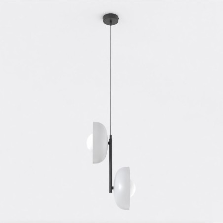 Suspension Elara doré+noir (2 lumières)