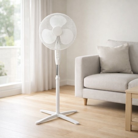 Ventilateur sur pied Luno 3 vitesses (40W)
