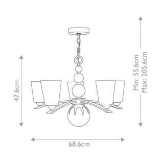 Lustre Zelda (5 lumières)