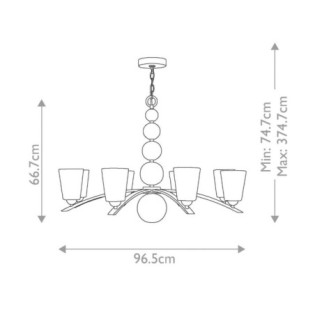 Lustre Zelda (8 lumières)