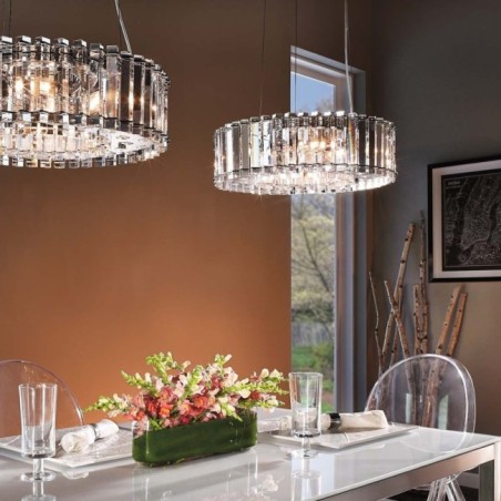 Lampe de plafond Crystal Skye (8 lumières)