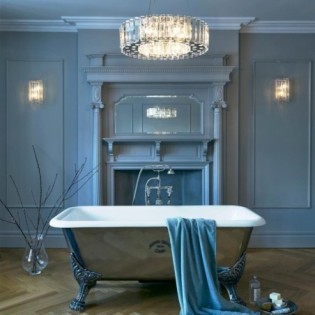 Lampe de plafond Crystal Skye (8 lumières)