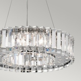 Lampe de plafond Crystal Skye (8 lumières)