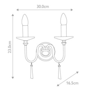 Applique murale Finsbury Park (2 lumières)