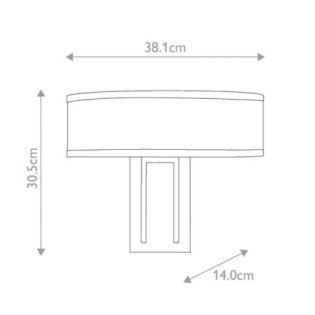 Applique murale Hampton (2 lumières)