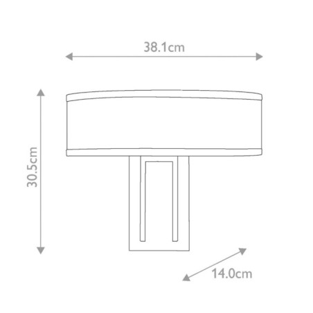 Applique murale Hampton (2 lumières)