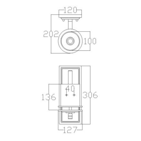 Aplique murale pour salles de bains Hendrik