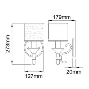 Applique murale Lacey