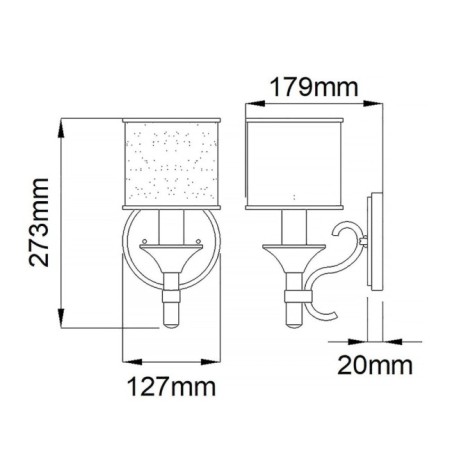 Applique murale Lacey