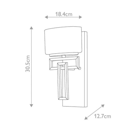 Aplique murale pour salles de bains Lanza