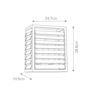 Aplique murale Louvre (2 lumières)