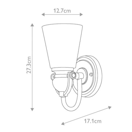 Applique murale Mayflower - Elstead - Lampes.es