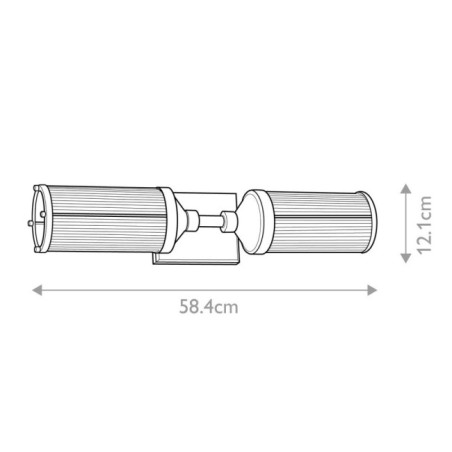 Aplique murale Paulson (2 lumières)