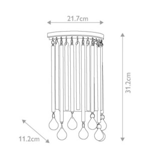 Applique murale Piper (2 lumières)