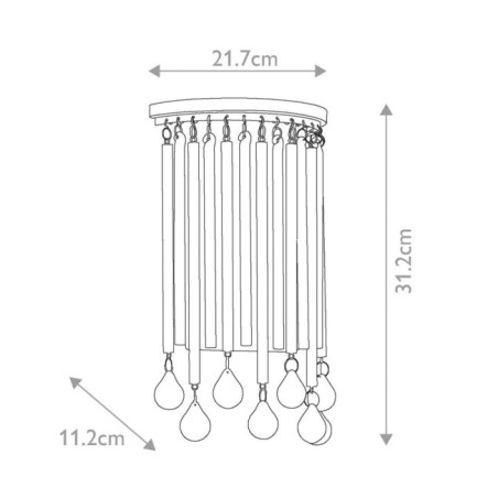 Applique murale Piper (2 lumières)