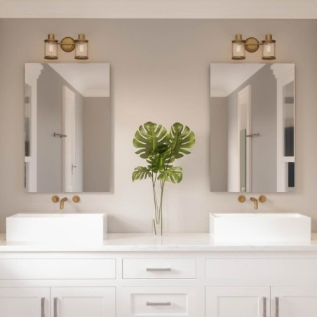 Applique de mur pour salles de bains Riggs (2 lumières)