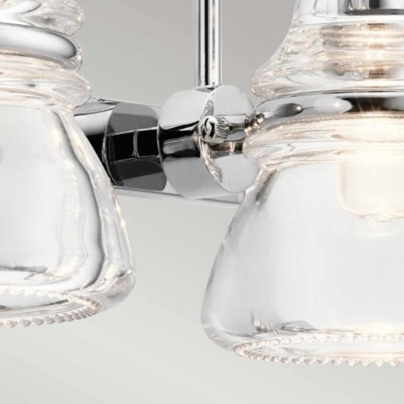 Applique de mur pour salles de bains Talland (2 lumières)