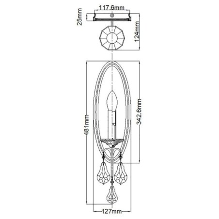 Applique murale Valentina