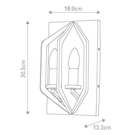 Aplique murale Vanguard (2 lumières)