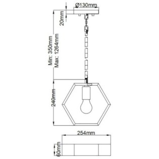 Lampe de plafond Bismarck
