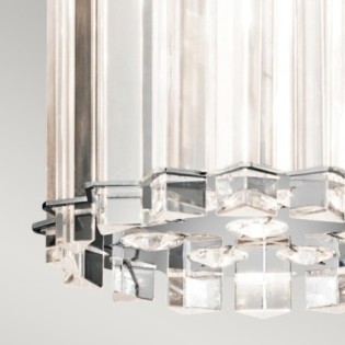 Lampe de plafond Crystal Skye (2 lumières)