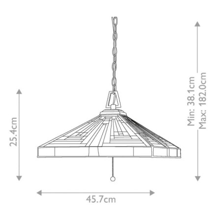 Lampe de plafond Stephen (3 lumières)