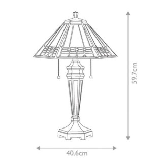 Lampe a poser Arden (2 lumières)